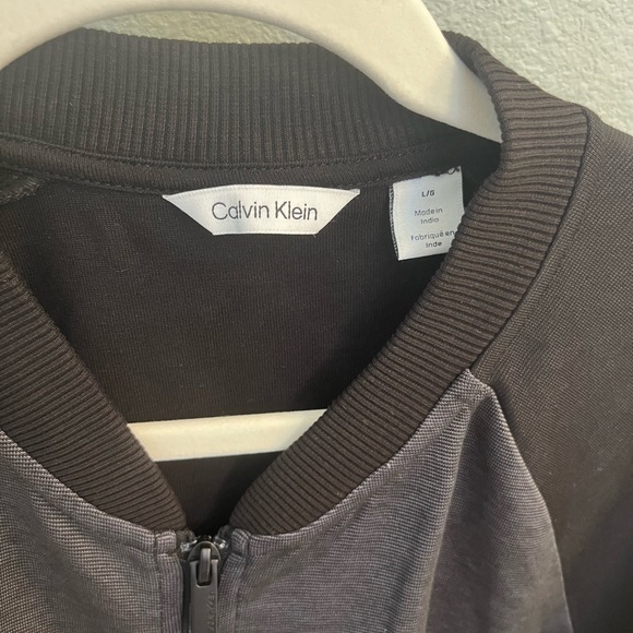 Mens black and grey Calvin Klein jacket - Picture 3 of 6